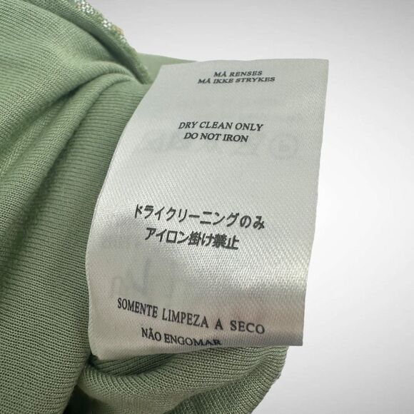 ByTiMo Sequins Strap Green Sleeveless Long Maxi Slip Dress Size Medium Party - Picture 7 of 10